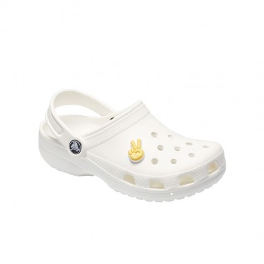 CROCS PEACE HAND SIGN JIBBITZ CHARM