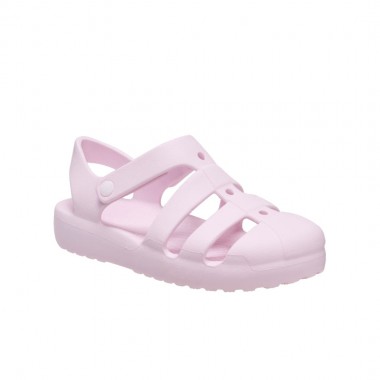 CROCS CLASSIC FISHERMAN K SANDALS PINK MILK