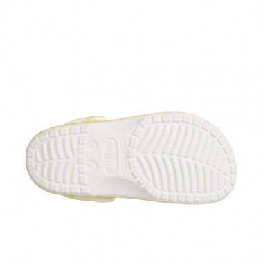 CROCS CLASSIC GINGHAM CLOGS DAYLILY