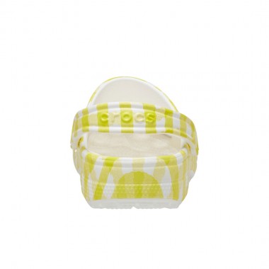 CROCS CLASSIC GINGHAM CLOGS DAYLILY