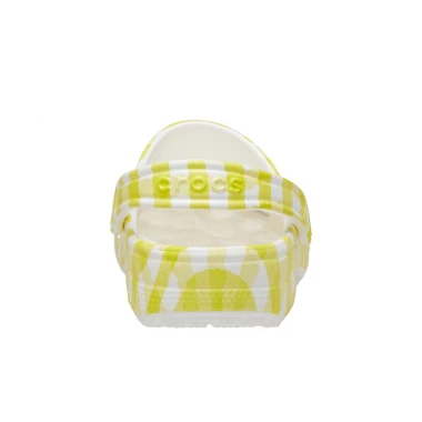 CROCS CLASSIC GINGHAM CLOGS DAYLILY