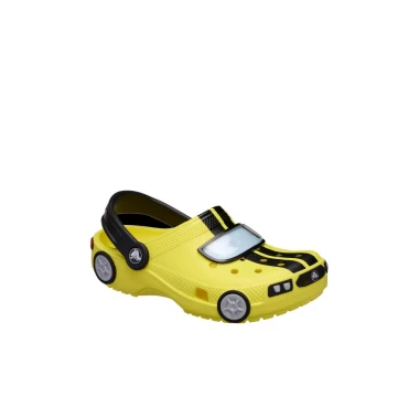 CROCS CLASSIC I AM RACE CAR TOD CLOGS CYBER YELLOW
