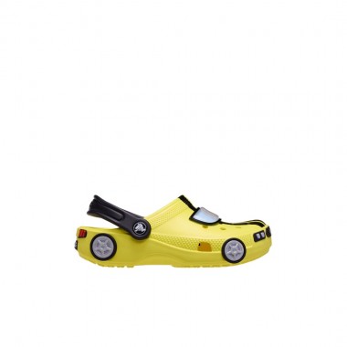 CROCS CLASSIC I AM RACE CAR TOD CLOGS CYBER YELLOW