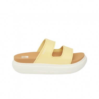 REEF CUSHION BONDI 2 BAR W SLIDES PALE BANANA