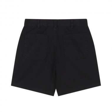 OBEY DAILY SHORTS BLACK FADED WASH