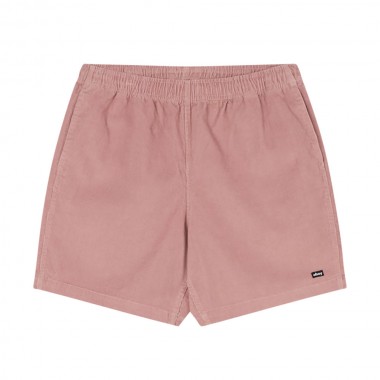 OBEY EASY PULP CORDUROY SHORTS MAUVE FADED WASH