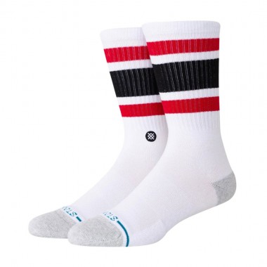 STANCE X NBA TUBE CHICAGO BULLS CREW SOCKS WHITE