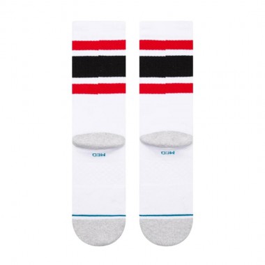 STANCE X NBA TUBE CHICAGO BULLS CREW SOCKS WHITE