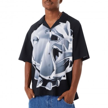 HUF BIG DAWG RESORT SHIRT BLACK