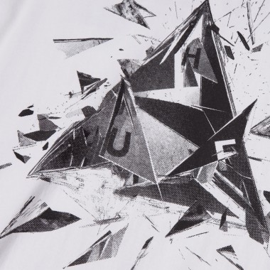 HUF AUTO GLASS TEE WHITE