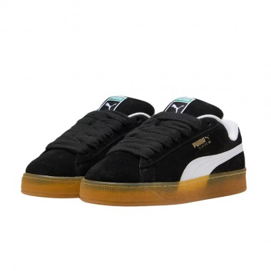 PUMA SUEDE XL DARK RISK SHOES PUMA BLACK-PUMA WHITE