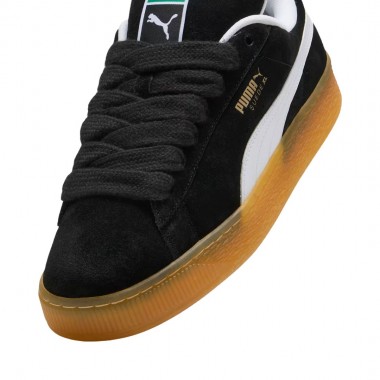 PUMA SUEDE XL DARK RISK SHOES PUMA BLACK-PUMA WHITE