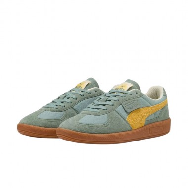 PUMA PALERMO WEATHERED SHOES GREEN MOON-SUNNY YELLOW