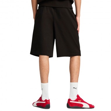 PUMA WARDROBE ESS LONG LINE RELAXED SHORTS 11&quot PUMA BLACK