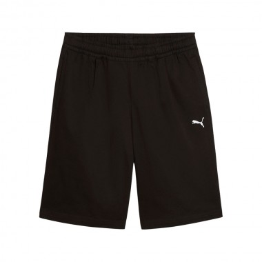 PUMA WARDROBE ESS LONG LINE RELAXED SHORTS 11&quot PUMA BLACK