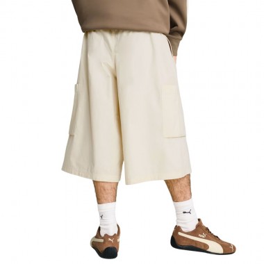 PUMA FUTURE ARCHIVE RELAXED CARGO JORTS 16&quot ALPINE SNOW