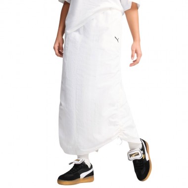 PUMA WARDROBE ESS WOVEN MAXI SKIRT PUMA WHITE