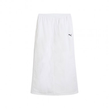 PUMA WARDROBE ESS WOVEN MAXI SKIRT PUMA WHITE