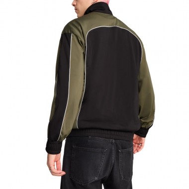 PUMA FUTURE ARCHIVE RELAXED TRACK JACKET PUMA BLACK-LODEN GREEN
