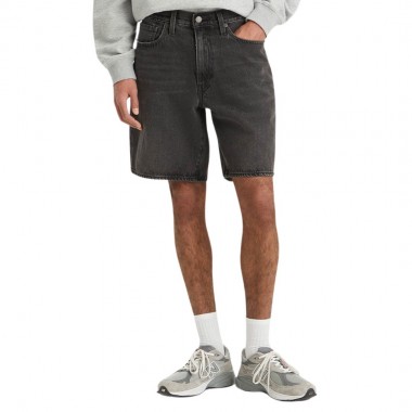 LEVIS 468 STAY LOOSE SHORTS BLACK/WE GOT MOTION