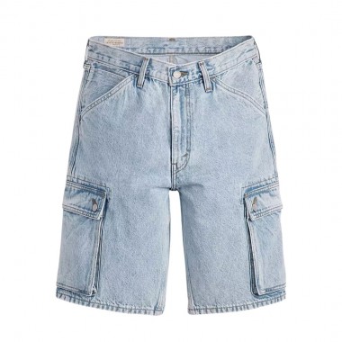 LEVI’S® 478 BAGGY CARGO SHORTS LIGHT WASH/MY POCKETS