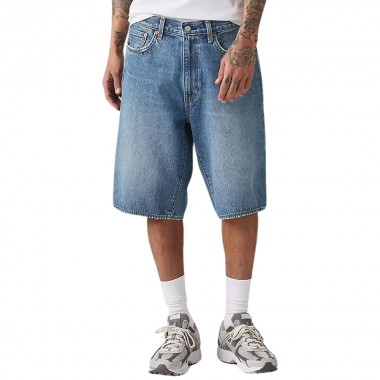 LEVIS 478 BAGGY SHORTS MEDIUM WASH/MY FREQUENCY