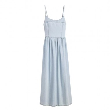 LEVI’S® ALESSIE BUSTIER DRESS MEDIUM WASH/ROUNDED CORNER