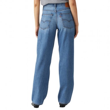 LEVI’S® BAGGY DAD W JEANS MEDIUM WASH/HEAVY CHECK