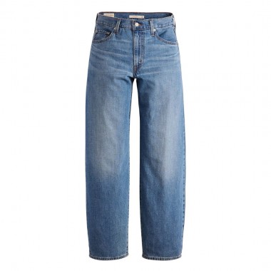 LEVI’S® BAGGY DAD W JEANS MEDIUM WASH/HEAVY CHECK