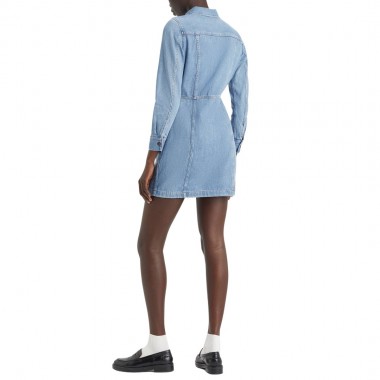 LEVI’S® FLYNN WESTERN CORE DRESS MEDIUM WASH/RINGING BELLS