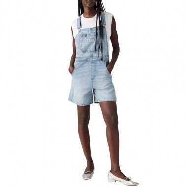 LEVI’S® UTILITY W SHORTALLS LIGHT WASH/SUMMER JOB