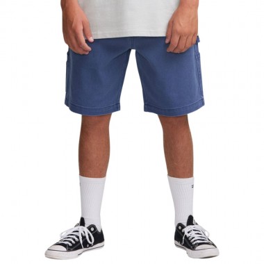 BILLABONG BAD DOG 21&quot WORKWEAR SHORTS DEEP BLUE
