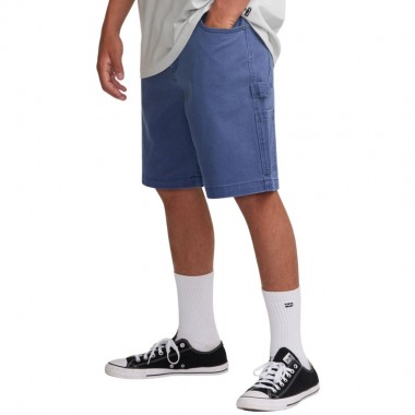 BILLABONG BAD DOG 21&quot WORKWEAR SHORTS DEEP BLUE