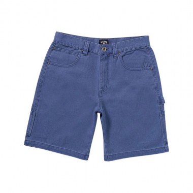 BILLABONG BAD DOG 21&quot WORKWEAR SHORTS DEEP BLUE