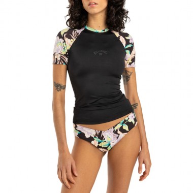 BILLABONG SURF CAPSULE SS W WETSUIT BLACK MULTI