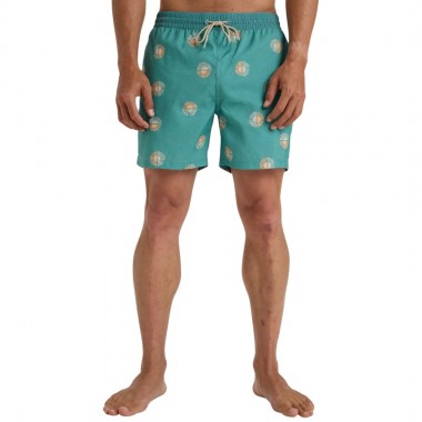 BILLABONG VACAY LAYBACK SWIM SHORTS DUSTY TEAL