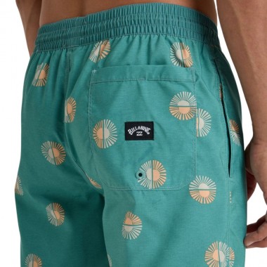 BILLABONG VACAY LAYBACK SWIM SHORTS DUSTY TEAL