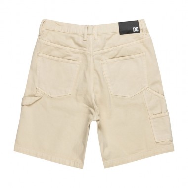 DC CARPENTER BAGGY DENIM SHORTS OATMEAL OVERDYE
