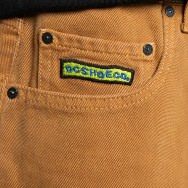 DC WORKER BAGGY DENIM SHORTS CHIPMUNK OVERDYE