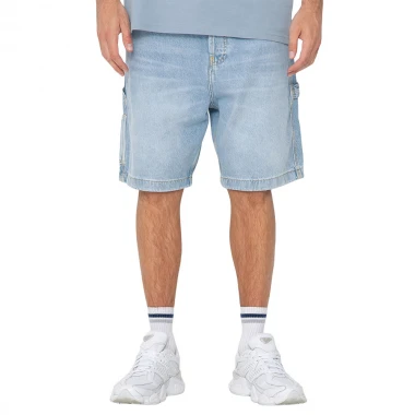 DC CARPENTER BAGGY DENIM SHORTS INDIGO LIGHT