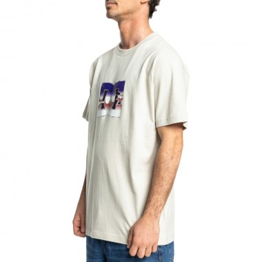 DC METALLIC STAR T-SHIRT PELICAN