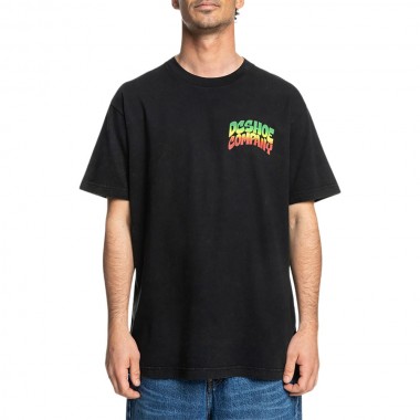 DC HOT BOX T-SHIRT BLACK RAIN WASH