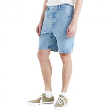 DEUS EX MACHINA BIG FELLA DENIM SHORTS LT STONE
