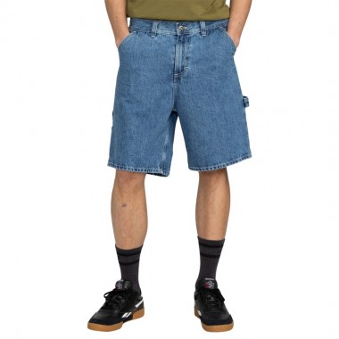 ELEMENT CARPENTER DENIM SHORTS MID USED