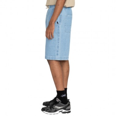 ELEMENT CHILLIN BIG DENIM SHORTS BLEACH