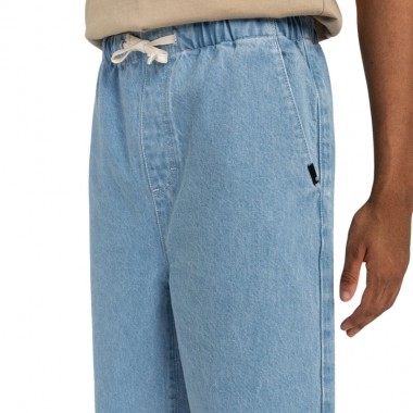 ELEMENT CHILLIN BIG DENIM SHORTS BLEACH