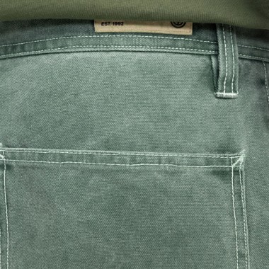 ELEMENT CARPENTER CANVAS PANTS JUNGLE GREEN
