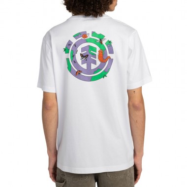ELEMENT NEW WORLD T-SHIRT OPTIC WHITE