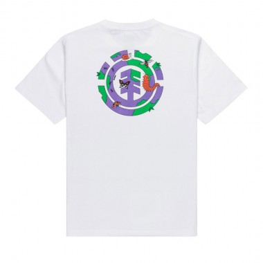 ELEMENT NEW WORLD T-SHIRT OPTIC WHITE