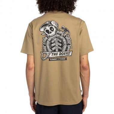 ELEMENT TIMBER ICON T-SHIRT KHAKI